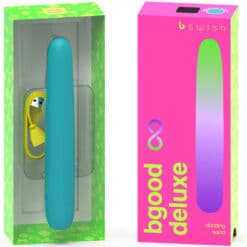 B SWISH - BGOOD INFINITE DELUXE VIBRADOR RECARGABLE SILICONA AZUL - piKanteo | Despierta tu lado más piKante