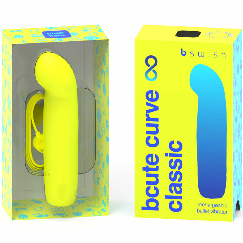 Alternative view of B SWISH - BCUTE CURVE INFINITE CLASSIC VIBRADOR RECARGABLE SILICONA AMARILLO