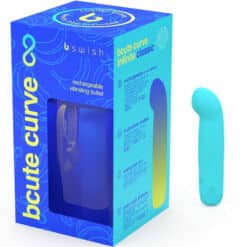 B SWISH - BCUTE CURVE INFINITE CLASSIC EDICION LIMITADA VIBRADOR RECARGABLE SILICONA AZUL - piKanteo | Despierta tu lado más piKante
