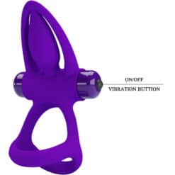 PRETTY LOVE - ANILLO VIBRADOR 10 VIBRACIONES SILICONA VIOLETA - piKanteo | Despierta tu lado más piKante