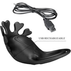 PRETTY LOVE - RUBEN ANILLO VIBRADOR 7 VIBRACIONES SILICONA NEGRO - piKanteo | Despierta tu lado más piKante