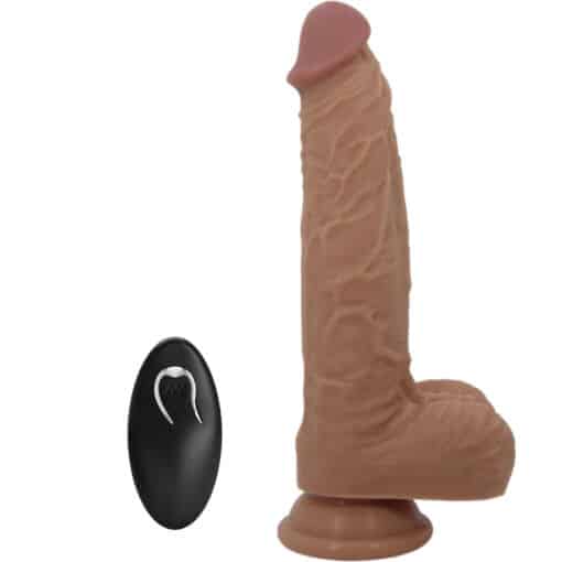 PRETTY LOVE - JONATHAN DILDO SILICONA 3 VIBRACIONES + 3 MEDIDAS INSERCIÓN CONTROL REMOTO 21 CM - Imagen 2