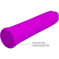 PRETTY LOVE - CURTIS MINI VIBRADOR SUPER POWER 12 VIBRACIONES SILICONA VIOLETA - piKanteo | Despierta tu lado más piKante