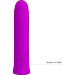 PRETTY LOVE - CURTIS MINI VIBRADOR SUPER POWER 12 VIBRACIONES SILICONA VIOLETA - piKanteo | Despierta tu lado más piKante