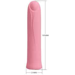 PRETTY LOVE - CURTIS MINI VIBRADOR SUPER POWER 12 VIBRACIONES SILICONA ROSA - piKanteo | Despierta tu lado más piKante