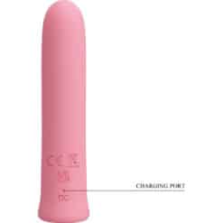 PRETTY LOVE - CURTIS MINI VIBRADOR SUPER POWER 12 VIBRACIONES SILICONA ROSA - piKanteo | Despierta tu lado más piKante
