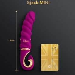 Alternative view of G-VIBE - GJACK MINI VIBRADOR SILICIONA MORADO