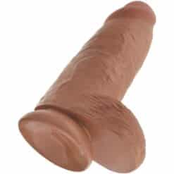 KING COCK - PENE REALÍSTICO CHUBBY 23 CM CARAMELO - piKanteo | Despierta tu lado más piKante