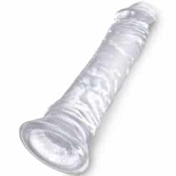 KING COCK - CLEAR PENE REALÍSTICO 19.7 CM TRANSPARENTE - piKanteo | Despierta tu lado más piKante