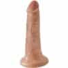 KING COCK - PENE REALÍSTICO 12 CM CARAMELO
