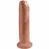 KING COCK - PENE REALÍSTICO CON PREPUCIO 17.8 CM CARAMELO - piKanteo | Despierta tu lado más piKante