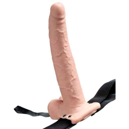 FETISH FANTASY SERIES - ARNES AJUSTABLE PENE REALÍSTICO CON TESTÍCULOS RECARGABLE Y VIBRADOR 23 CM - Imagen 2