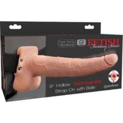 FETISH FANTASY SERIES - ARNES AJUSTABLE PENE REALÍSTICO CON TESTÍCULOS RECARGABLE Y VIBRADOR 23 CM - piKanteo | Despierta tu lado más piKante