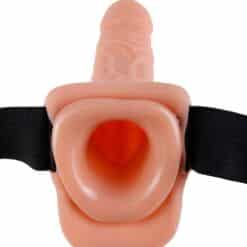 FETISH FANTASY SERIES - ARNÉS AJUSTABLE CONTROL REMOTO PENE REALÍSTICO CON TESTÍCULOS 17.8 CM - piKanteo | Despierta tu lado más piKante