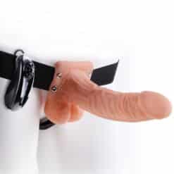 FETISH FANTASY SERIES - ARNÉS AJUSTABLE CONTROL REMOTO PENE REALÍSTICO CON TESTÍCULOS 17.8 CM - piKanteo | Despierta tu lado más piKante