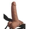 FETISH FANTASY SERIES - ARNÉS AJUSTABLE PENE REALÍSTICO CON TESTÍCULOS RECARGABLE Y VIBRADOR 15 CM - piKanteo | Despierta tu lado más piKante