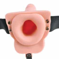 FETISH FANTASY SERIES - ARNÉS AJUSTABLE CONTROL REMOTO PENE REALÍSTICO CON TESTÍCULOS RECARGABLE Y VIBRADOR 15 CM - piKanteo | Despierta tu lado más piKante