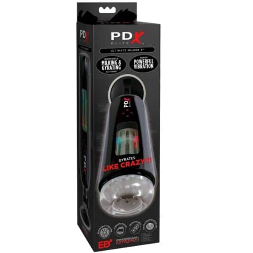 PDX ELITE - MASTURBADOR STROKER ULTIMATE MILKER 2 GIRATORIO Y VIBRADOR - Imagen 3