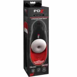 PDX ELITE - MASTURBADOR STROKER FAP-O-MATIC PRO CON BASE PARA TESTÍCULOS - piKanteo | Despierta tu lado más piKante