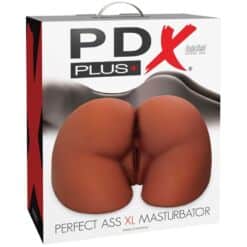 PDX PLUS - MASTURBADOR PERFECT ASS XL DOBLE ENTRADA MARRON - piKanteo | Despierta tu lado más piKante