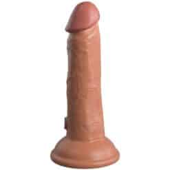 Alternative view of KING COCK - ÉLITE DILDO REALÍSTICO SILICONA 15.2 CM CARAMELO