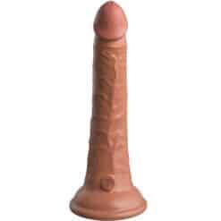 Alternative view of KING COCK - ÉLITE DILDO REALÍSTICO SILICONA 17.8 CM CARAMELO