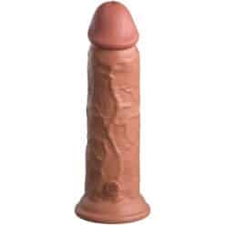 KING COCK - ÉLITE DILDO REALÍSTICO SILICONA 20.3 CM CARAMELO - piKanteo | Despierta tu lado más piKante