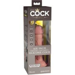 KING COCK - ÉLITE DILDO REALÍSTICO VIBRADOR & SILICONA 15.2 CM - piKanteo | Despierta tu lado más piKante