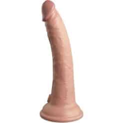 KING COCK - ÉLITE DILDO REALÍSTICO VIBRADOR & SILICONA CONTROL REMOTO 17.8 CM - piKanteo | Despierta tu lado más piKante