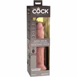KING COCK - ÉLITE DILDO REALÍSTICO VIBRADOR & SILICONA CONTROL REMOTO 23 CM - piKanteo | Despierta tu lado más piKante