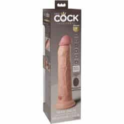 KING COCK - ÉLITE DILDO REALÍSTICO VIBRADOR & SILICONA CONTROL REMOTO 23 CM - piKanteo | Despierta tu lado más piKante