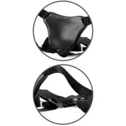 KING COCK - ELITE KIT ARNES AJUSTABLE DELUXE ANILLO CON TESTICULOS & DILDO 20.3 CM - piKanteo | Despierta tu lado más piKante