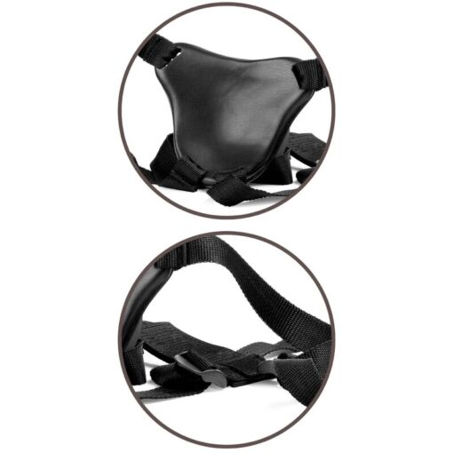 KING COCK - ELITE KIT ARNES AJUSTABLE DELUXE ANILLO CON TESTICULOS & DILDO 20.3 CM - Imagen 10