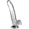 KING COCK - CLEAR DILDO CON TESTÍCULOS 20.3 CM TRANSPARENTE - piKanteo | Despierta tu lado más piKante