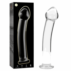 NEBULA SERIES BY IBIZA - MODELO 11 DILDO CRISTAL TRANSPARENTE 16 CM -O- 3 CM