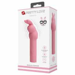 Alternative view of PRETTY LOVE - VIBRADOR DE SILICONA CONEJO ROSA GERARDO
