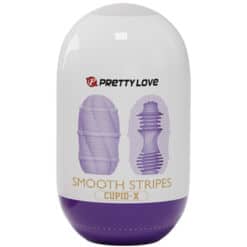 PRETTY LOVE - HUEVO MASTURBADOR SMOOTH STRIPES CUPID - piKanteo | Despierta tu lado más piKante