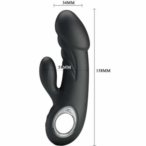 PRETTY LOVE - ANSEL VIBRADOR ESTIMULADOR PUNTO G Y CLITORIS - Imagen 6