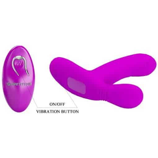 PRETTY LOVE - GERI MASAJEADOR CLITORIS CONTROL REMOTO ROSA - Imagen 6