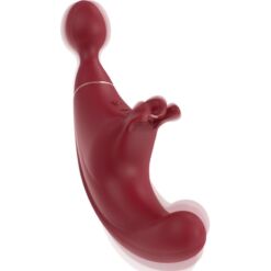 Alternative view of ADRIEN LASTIC - FUSION TRIPLE ESTIMULADOR CLITORIS & G-SPOT ROJO