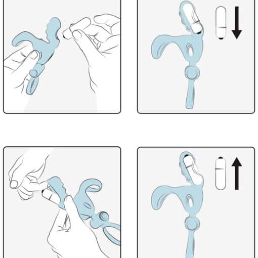 ADRIEN LASTIC - SPARTACUS ANILLO & FUNDA DE PENE CON VIBRADOR - Imagen 5