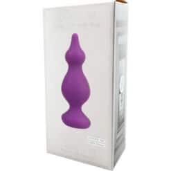 ADRIEN LASTIC - AMUSE PLUG ANAL SILICONA VIOLETA TALLA M - piKanteo | Despierta tu lado más piKante