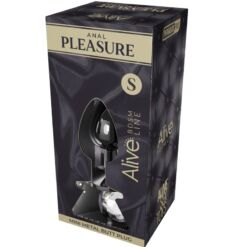 Alternative view of ALIVE - ANAL PLEASURE MINI PLUG METAL BLANCO TALLA S