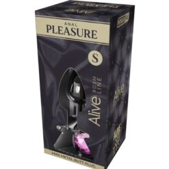 Alternative view of ALIVE - ANAL PLEASURE MINI PLUG METAL ROSA TALLA S