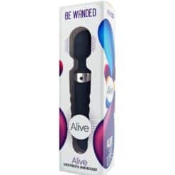 Alternative view of ALIVE - BE WANDED MASAJEADOR VIBRADOR NEGRO