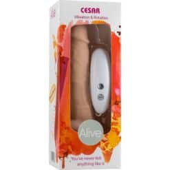 Alternative view of ALIVE - CESAR PENE REALÍSTICO VIBRADOR & ROTADOR 17.5 CM