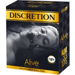 ALIVE - DISCRETION MORDAZA TRANSPIRABLE NEGRO - piKanteo | Despierta tu lado más piKante