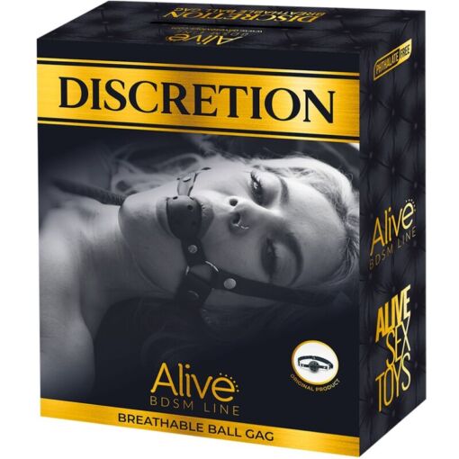 ALIVE - DISCRETION MORDAZA TRANSPIRABLE NEGRO - Imagen 3