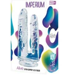 Alternative view of ALIVE - IMPERIUM PENE REALÍSTICO DOBLE TRANSPARENTE 12/14 CM