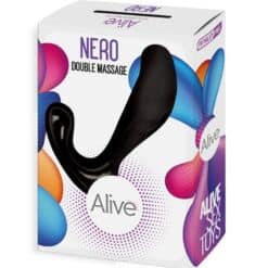 Alternative view of ALIVE - NERO DOBLE MASAJEADOR ANAL & PROSTÁTICO